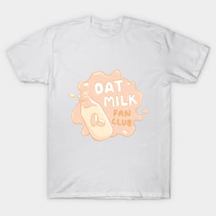 Oat Milk Fan Club Splash Badge T-Shirt